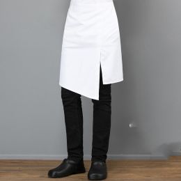 Waiter Half-length Apron Print And Embroidery Printing Embroidery Hotel Kitchen Western Restaurant Chef Work Half Apron