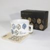 SYNC - [Simple Leaf] Espresso Cup / Wood Coaster (2.5 inch height)