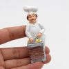 6pcs, Cute Cartoon Chef Refrigerator Magnets - 3D Magnetic Stickers for Kitchen Decoration and Home Decor - Perfect Birthday Gift