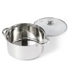 Stainless Steel Cookware and Kitchen Combo Set 52-piece