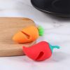 1pc Splash-Proof Pot Lid Holder Silicone Heat-Resistant Overflow-Proof Plug Pot Lid Lifter Creative And Durable Special Kitchen Tool
